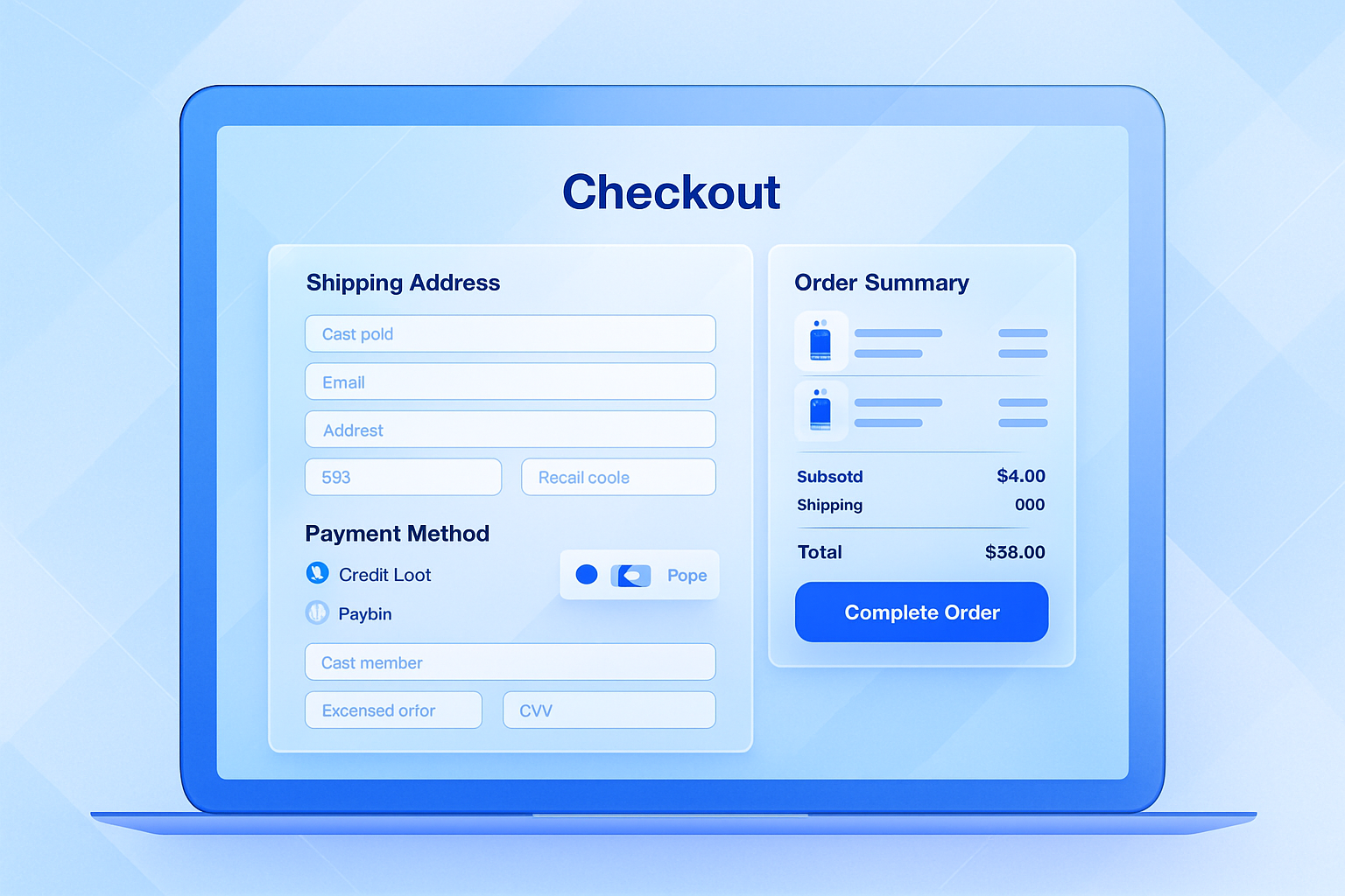 OXID One-Page Checkout Interface