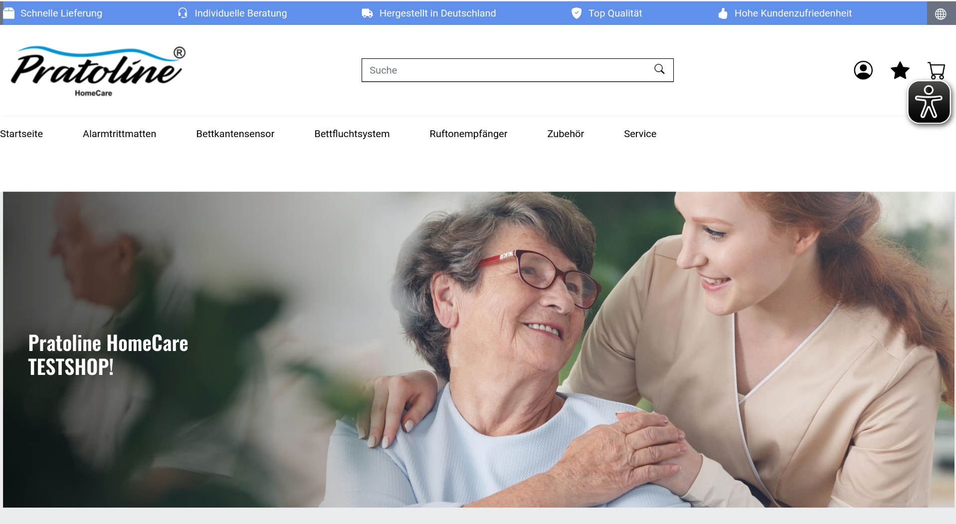 Pratoline OXID 7er Shop im Aufbau